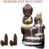 imageHEM Backflow Cones  Car Freshener  40 Cones Total  10 Each Fragrance  White Sage Sandalwood Lavender Palo Santo