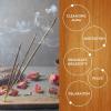 imageHEM Midnight Bloom Natural Masala Relaxing Incense Sticks  12 Packets 15g Eachregular