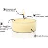 imageHEM Sandalwood Scented Tealight Candles 10 Pack 5 Hr Burn  Natural Soy NonToxic Long Lasting Low Smoke