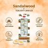 imageHEM Sandalwood Scented Tealight Candles 10 Pack 5 Hr Burn  Natural Soy NonToxic Long Lasting Low Smoke