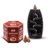 imageHEM White Sage Backflow Brown Incense Cones  Long Lasting Aroma for Positivity ampamp Pure Air  Wood Powder  Aromatherapy for Stress Relief Air Purifier ampamp Cleansing  Gift Set  Pack of 40 ConesSandalwood