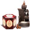 imageHEM White Sage Backflow Brown Incense Cones  Long Lasting Aroma for Positivity ampamp Pure Air  Wood Powder  Aromatherapy for Stress Relief Air Purifier ampamp Cleansing  Gift Set  Pack of 40 ConesRed Rose