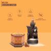 imageHEM White Sage Backflow Brown Incense Cones  Long Lasting Aroma for Positivity ampamp Pure Air  Wood Powder  Aromatherapy for Stress Relief Air Purifier ampamp Cleansing  Gift Set  Pack of 40 ConesMusk