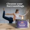 imageRosemary Stress Relief Candle with Crystals  95 Oz Natural Soy Candles Scented  Soft Palo Santo Wood Aroma Protection Candles  Long Lasting 65 hrs Clean Burn Aromatherapy CandleRosemary Candles