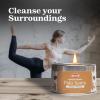 imageRosemary Stress Relief Candle with Crystals  95 Oz Natural Soy Candles Scented  Soft Palo Santo Wood Aroma Protection Candles  Long Lasting 65 hrs Clean Burn Aromatherapy CandlePalo Santo Candles