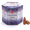 imageHEM White Sage Backflow Brown Incense Cones  Long Lasting Aroma for Positivity ampamp Pure Air  Wood Powder  Aromatherapy for Stress Relief Air Purifier ampamp Cleansing  Gift Set  Pack of 40 ConesLavender