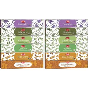 imageHEM Masala Assorted Natural Masala Cleansing Incense Sticks  12 Packets 15g Each  Natural Fragrance for Aromatic Rooms  Odor Remover Incense for Stress Relief ampamp Relaxation