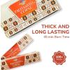 imageCleansing Incense Sticks Variety Pack  6 Masala Insenses  White Sage Incense Lavender Incense Myrrh Incense Copal Incense Mexico ampamp Palo Santo Incense Sticks  Inciensos para Sacar Malas EnergiasPalo Santo with Copal