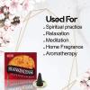 imageHEM Frankincense Incense Cones Pack of 12120 Count  Long Lasting Aroma  for Positivity Stress Relief Air Purifier ampamp Pooja