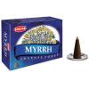 imageHEM Myrrh Incense Cones  Pack of 12 Total 120 Cones  Natural LongLasting Fragrance  Air Purifier ampamp Stress Relief  Ideal for Meditation Yoga ampamp Positivity