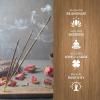 imageHEM Palo Santo Rose Natural Masala Cleansing Incense Sticks  12 Packets 15g EachRose