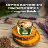 imageHEM Patchouli Crystal Candle  90g 317 oz  Long Burning 1820 Hrs  Aromatherapy Candle for Meditation Energy Cleansing ampamp Relaxation  Natural Scented Wax  Pack of 1Patchouli