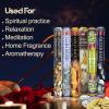 imageHEM assorted best sellers incense sticks pack of 6  120 Sticks Fragrance  Lemongrass Lavender Egyptian Jasmine Ambar Sandalo Opium Eucalyptus6 Money Drawing Scents