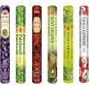 imageHEM assorted best sellers incense sticks pack of 6  120 Sticks Fragrance  Lemongrass Lavender Egyptian Jasmine Ambar Sandalo Opium Eucalyptus6 Unique Fragrances