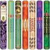 imageHEM assorted best sellers incense sticks pack of 6  120 Sticks Fragrance  Lemongrass Lavender Egyptian Jasmine Ambar Sandalo Opium EucalyptusMulticolor