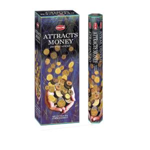 imageAttracts Money  Box of Six 20 Gram Tubes  HEM Incense