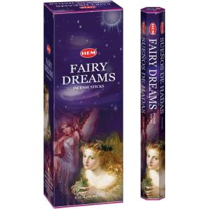 imageHEM Fairy Dreams Incense Sticks  120 Sticks 6 x 20g Boxes  9quot Long  Natural Scented Incense for Meditation Yoga Relaxation Aromatherapy Energy Cleansing ampamp Spiritual Rituals
