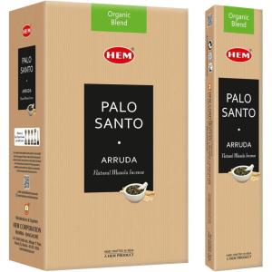 imageHEM Palo Santo Rose Natural Masala Cleansing Incense Sticks  12 Packets 15g EachArruda
