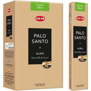 imageHEM Palo Santo Rose Natural Masala Cleansing Incense Sticks  12 Packets 15g EachAura