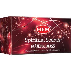 imageHEM Premium Buddha Bliss Masala Incense Sticks  Natural Fragrance for Meditation Focus and Aromatherapy  Air Purifier ampamp Cleansing  12 Pack Gift Set 15g Each  Buring time of 3040 minsBuddha Bliss