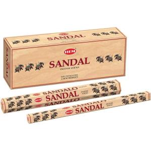 imageHEM Sandal Incense Sticks  Pack of 6120 Count  301g