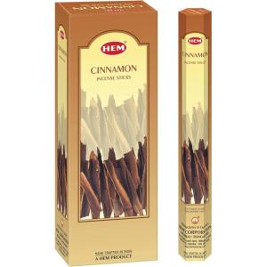 imageHem Cinnamon Incense Sticks 120 Sticks 6 Boxes Inside  9 Inches Long 20g per Box  Perfect for Meditation RitualsCleansing ampamp Yoga