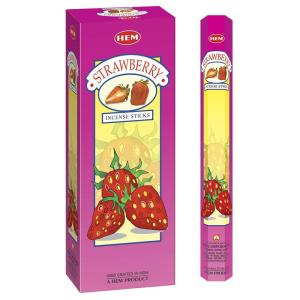 imageStrawberry  Box of Six 20 Gram Tubes  HEM Incense