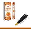 imageHEM Aroma Fresh Fruity Pumpkin Pie Incense Stick  Black 120 Sticks 6 Boxes Inside  9 Inches LongNatural Fragrance for Aromatic Rooms  Odour Remover Incense for Stress Relief ampamp Relaxation