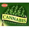 imageCannabis  Case of 12 Boxes 10 Cones Each  HEM Incense From India