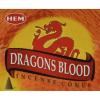 imageDragons Blood  Case of 12 Boxes 10 Cones Each  HEM Incense From India