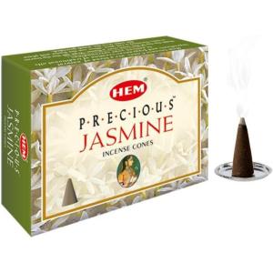 imageHEM Precious Jasmine Incense Cones  Pack of 12