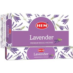 imageHEM Mugwort Masala Incense Sticks  12 Packets 15g Each  Premium Handcrafted Aroma  Calming Purifying Scent for Meditation ampamp Yoga  LongLasting Fragrance for Home ampamp RelaxationLavender