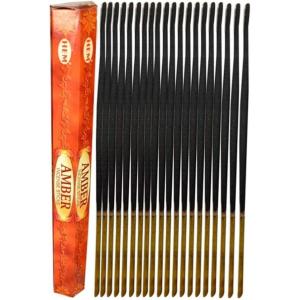 imageAmber  20 Stick Hex Tube  HEM Incense