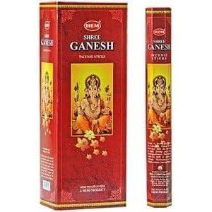 imageHem Shree Ganesha Incense 6 Hexagon Packs of 20 120 Sticks