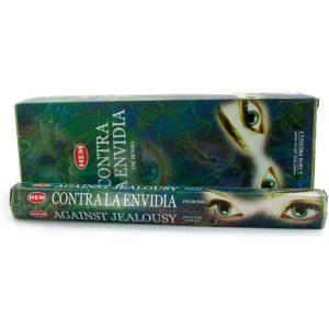 imageHem Againts Jealousy Incense Sticks 120 Sticks 6 Boxes Inside  9 Inches Long 20g per Box  Perfect for Meditation Rituals Cleansing Protection Sheild from Negative Energies ampamp Evil Eye