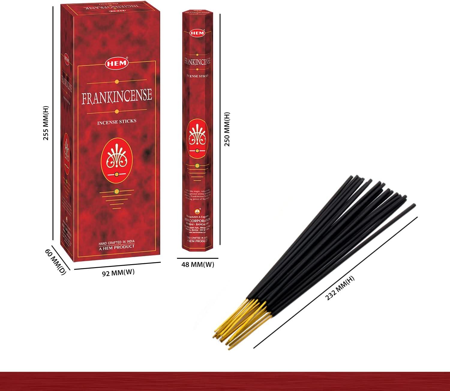 imageHEM Frankincense Incense 6 Packs of 20 Incense Sticks 120 TotalFrankincense