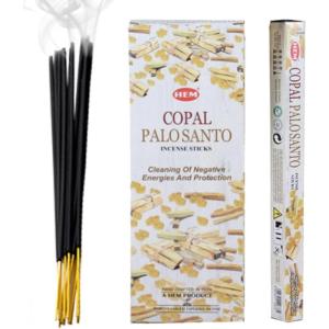 image4 Quarters ampamp More Copal Palo Santo  Box of Six 20 Sticks Tubes 120 Sticks Total  Hem Incense from India