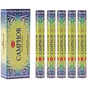 imageHem Camphor Incense Sticks 120 Sticks 6 Boxes Inside  9 Inches Long 20g per Box  Perfect for Meditation  Rituals Cleansing  Create A Serene Ambiance Promoting Relaxation and Clarity 