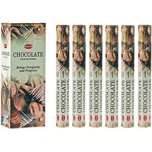 imageHem Chocolate Incense Sticks 120 Sticks 6 Boxes Inside  9 Inches Long 20g per Box   Evokes Joy Indulgence and Relaxation