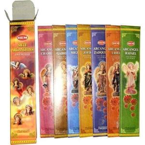 imageSeven Archangels Siete Arcangels  35 Gram Box 7 Difference Incense  Hem Incense Imported from India