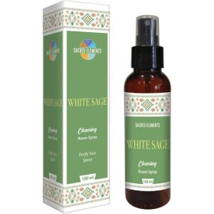 imageSacred Elements White Sage Room Spray  Natural Purifying Mist for Energy Clearing Negativity Release Spiritual Balance ampamp Aromatherapy  338 Fl Oz  100ml NonToxic Air FreshenerWhite Sage