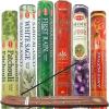 image:imageHEM Premium Incense amp Holders Set  120 Sticks 6 Scents  Free Holder  Lavender Incense Dragons Blood First Rain Patchouli Frankincense White Sage Top Variants