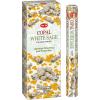 image:imageHem Copal White Incense Sticks  Pack of 6 Boxes 120 Sticks Total 9Inch Long  Natural HandRolled Aroma for Meditation Relaxation amp Cleansing  Promotes Calm amp Spiritual Upliftment