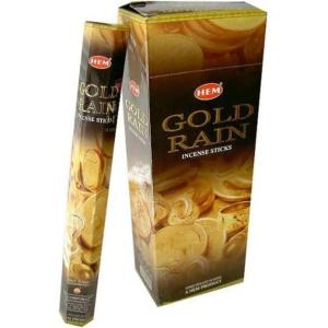 image:image1 X Gold Rain  Box of Six 20 Gram Tubes  Hem Incense6 Count Pack of 1