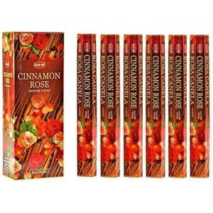 image:imageCinnamon Rose  Box of Six 20 Stick Tubes 120 Sticks Total  HEM Incense