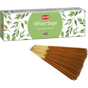 image:imageHEM White Sage Premium Incense Sticks 100 gm
