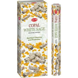 image:imageHem Copal White Incense Sticks  Pack of 6 Boxes 120 Sticks Total 9Inch Long  Natural HandRolled Aroma for Meditation Relaxation amp Cleansing  Promotes Calm amp Spiritual Upliftment