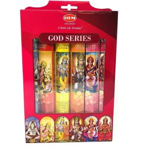 image:imageHem Indian God Series Incense Sticks Variety Combo 1 6 x 20  120 Total