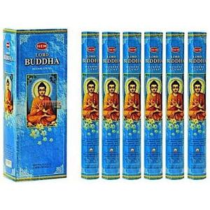 image:imageHem Lord Buddha Incense Sticks 120 Sticks 6 Boxes Inside  9 Inches Long 20g per Box  Help You to Relax Meditate Reduce Stress Boost Creativity and Enhance Focus