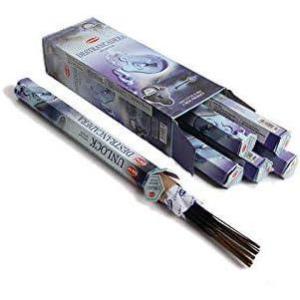 image:imageUnlock  Box of Six 20 Stick Hex Tubes  HEM Incense Hand Rolled In India